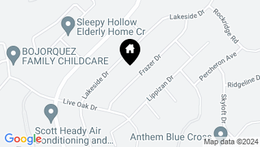 Map of 7645 Frazer Drive, Jurupa Valley CA, 92509