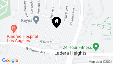 Map of 5552 S Corning Avenue, Los Angeles CA, 90056