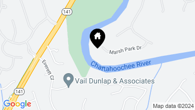 Map of 590 Marsh Park Drive, Johns Creek GA, 30097
