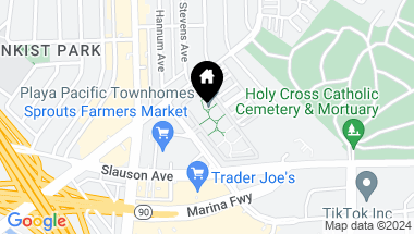 Map of 7103 Hannum Ave, Culver City CA, 90230