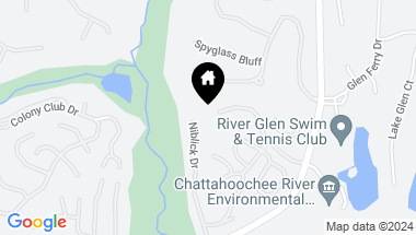Map of 810 Olde Clubs Drive, Alpharetta GA, 30022