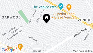 Map of 815 Nowita Place, Venice CA, 90291