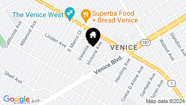 Map of 904 VICTORIA Avenue, Venice CA, 90291