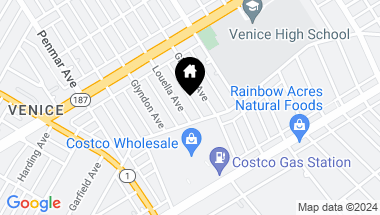 Map of 2478 Louella Ave, Venice CA, 90291