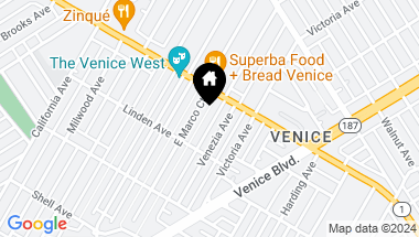 Map of 934 Amoroso Place, Venice CA, 90291