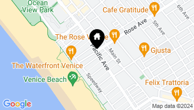 Map of 62 Rose AVE, VENICE CA, 90291