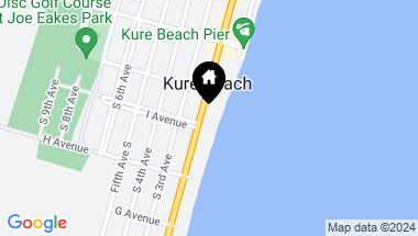 Map of 221 S Fort Fisher Boulevard, Kure Beach NC, 28449