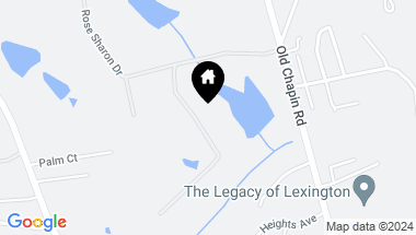 Map of 181 Rose Lake Road, Lexington SC, 29072