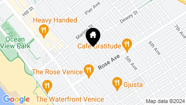 Map of 224 3RD Avenue, Venice CA, 90291