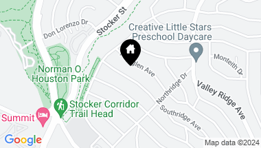 Map of 4856 Southridge Avenue, View Park CA, 90043