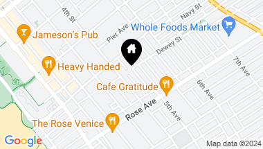 Map of 205 5th Ave, Venice CA, 90291