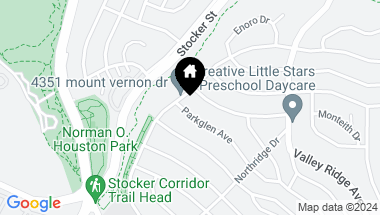 Map of 4816 Parkglen Ave, View Park CA, 90043