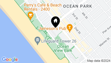 Map of 122 Ocean Park Boulevard 308, Santa Monica CA, 90405