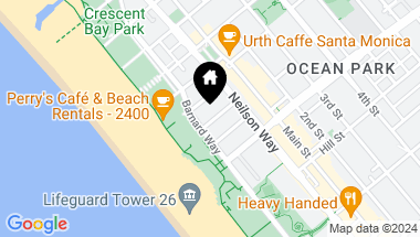 Map of 129 HART Avenue, Santa Monica CA, 90405