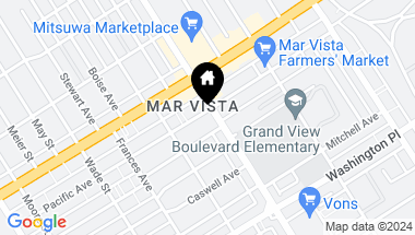 Map of 12400 Pacific Avenue, Los Angeles CA, 90066