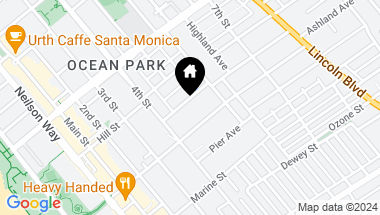 Map of 440 RAYMOND 18, Santa Monica CA, 90405