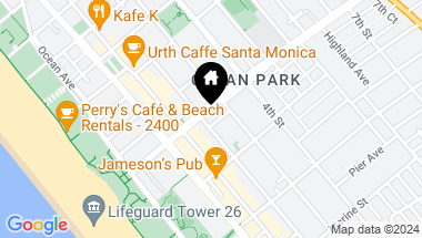 Map of 227 BEACH Street, Santa Monica CA, 90405