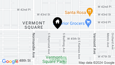 Map of 1226 W Vernon AVE, LOS ANGELES CA, 90037