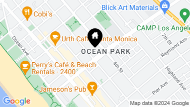 Map of 2523 3RD Street, Santa Monica CA, 90405
