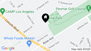 Map of 1314 Ozone Avenue, Santa Monica CA, 90405