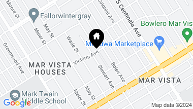 Map of 3704 Stewart Avenue, Los Angeles CA, 90066
