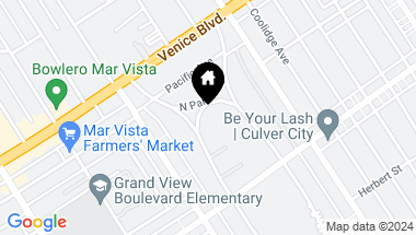 Map of 11850 N Park Avenue, Los Angeles CA, 90066