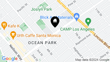 Map of 603 Ocean Park Boulevard, Santa Monica CA, 90405