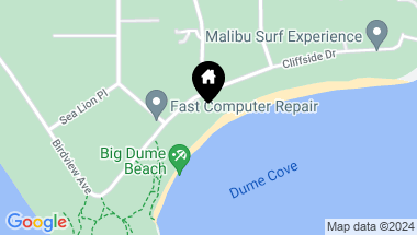 Map of 29122 Cliffside Dr, Malibu CA, 90265