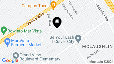 Map of 3926 East BLVD, LOS ANGELES CA, 90066