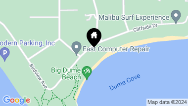 Map of 29130 Cliffside Drive, Malibu CA, 90265