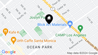 Map of 2501 Beverley Avenue, Santa Monica CA, 90405