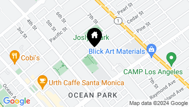 Map of 2409 6th Street, Santa Monica CA, 90405