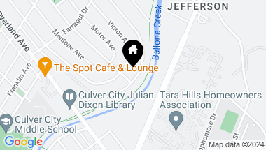 Map of 4489 Jasmine Ave, Culver City CA, 90232