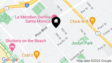 Map of 502 Bay Street, Santa Monica CA, 90405