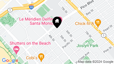 Map of 443 Bay Street, Santa Monica CA, 90405