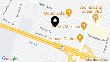 Map of 15577 Denley Street, Hacienda Heights CA, 91745