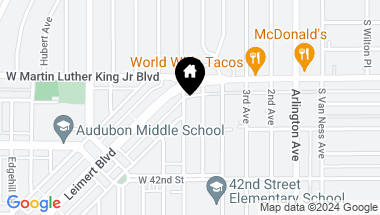Map of 4068 Sutro Ave, Los Angeles CA, 90008