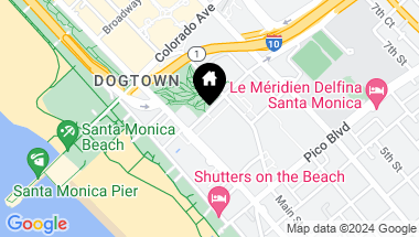Map of 1705 Ocean Avenue 408, Santa Monica CA, 90401