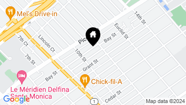 Map of 1030 Bay Street 5, Santa Monica CA, 90405