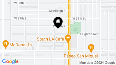 Map of 1647 Leighton Avenue, Los Angeles CA, 90062