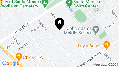 Map of 1330 Pacific Street, Santa Monica CA, 90405