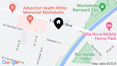Map of 240 E Beverly, Montebello CA, 90640
