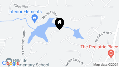 Map of 9080 Nesbit Lakes Drive, Alpharetta GA, 30022