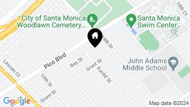 Map of 2033 Euclid Street 6, Santa Monica CA, 90405