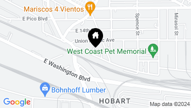 Map of 3408 E 15TH Street, Los Angeles CA, 90023