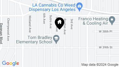 Map of 3834 Dublin Avenue, Los Angeles CA, 90008