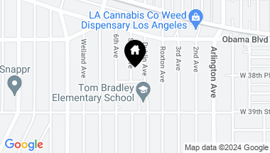 Map of 3832 SUTRO Avenue, Los Angeles CA, 90008