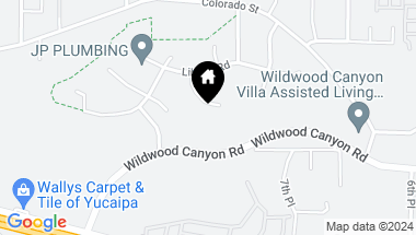 Map of 12998 Dale Evans Court, Yucaipa CA, 92399