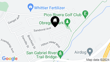 Map of 3408 SHADOW CREEK Lane, Pico Rivera CA, 90660