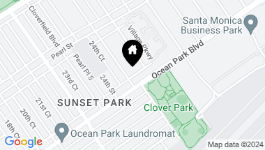 Map of 2621 25th Street, Santa Monica CA, 90405